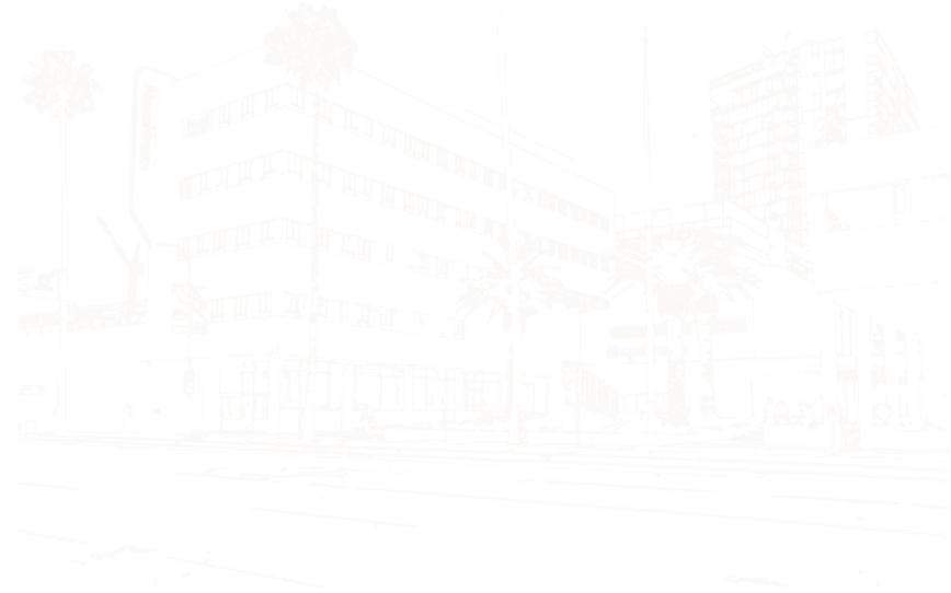 Architectural sketch of Los Angeles